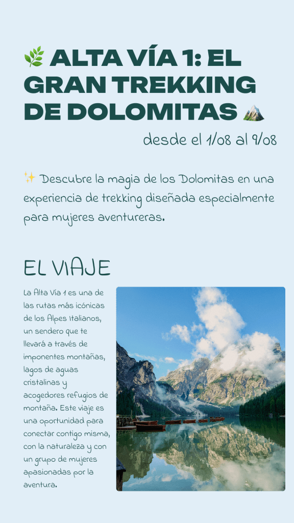 ALTA VIA 1 - el gran trekking de Dolomitas - Italia